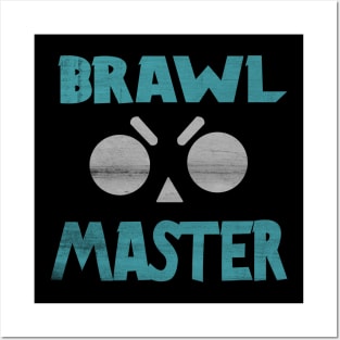 brawl master blue Posters and Art